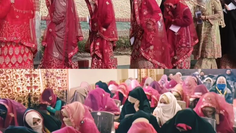 Marriage of 40 poor couples solemnised in Srinagar