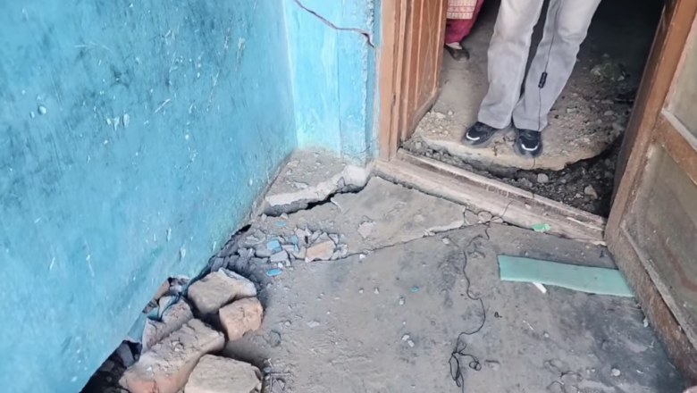 ‘Road widening will cost us lives’: Several houses, mosque damaged in land sinking incident in Doda