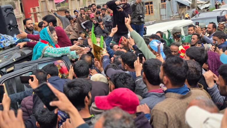 Mehbooba Mufti launches election campaign, says whole Kashmir converted into jail