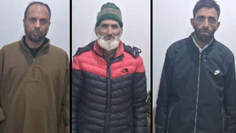 Three persons booked under PSA for ‘anti-national’ activities in Baramulla