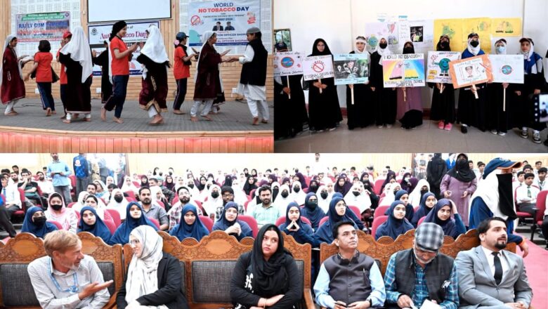 ‘World No Tobacco Day’ commemorated in Shopian