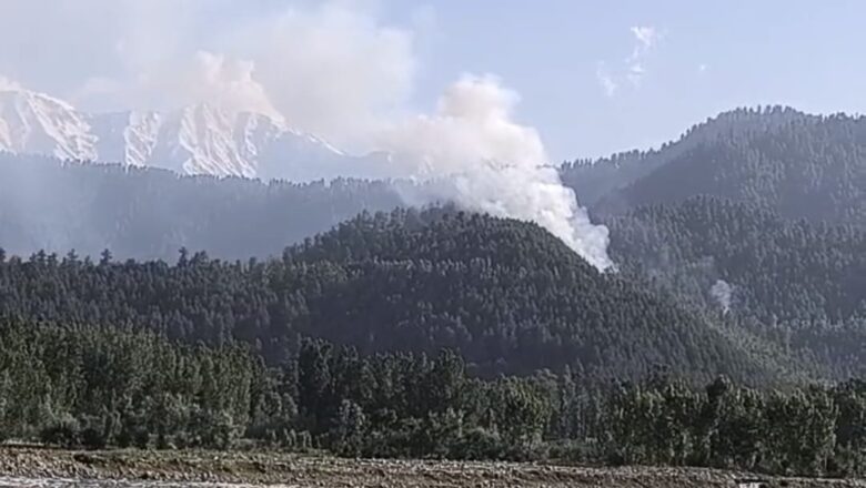 Massive fire engulfs forests in Poonch and Rajouri