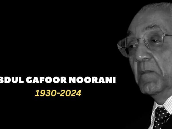 Remembering A.G. Noorani: The lawyer who shaped Kashmir’s legal and political discourse