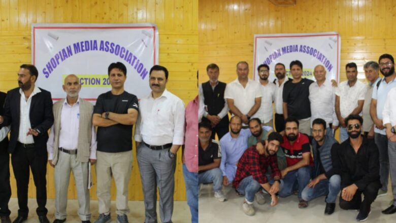 Shopian journalists elect first office bearers in historic election