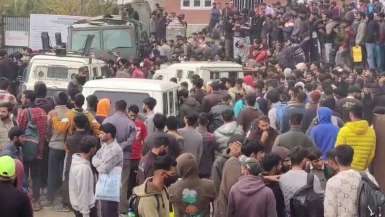 ‘We are fed up’: Amidst unemployment woes, Thousands gather for army recruitment in Baramulla