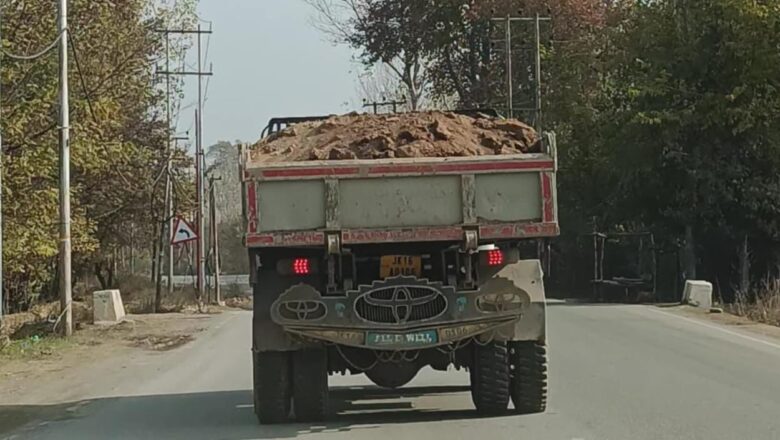 Risks surge as overloaded tippers continue operations in Ganderbal