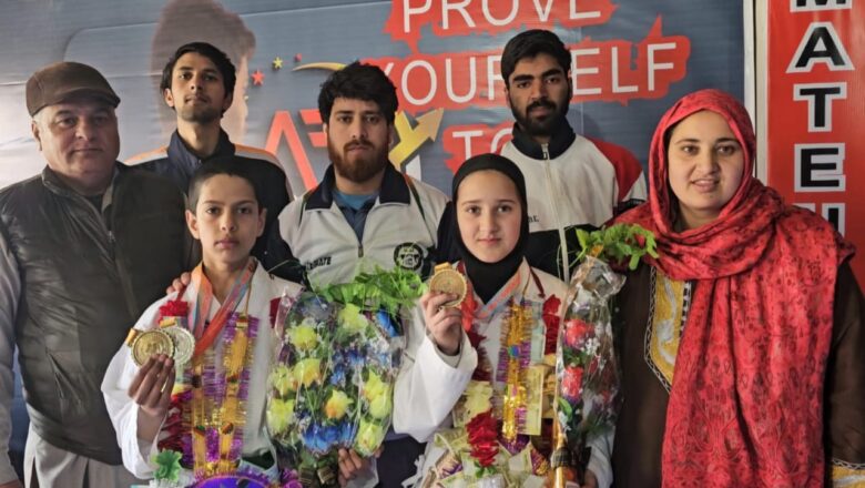 Three Kashmiri students shine at Shotokan International Karate championship