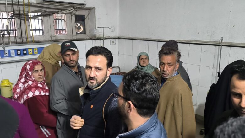 NC’s Imran Nabi Dar Visits Kulgam Hospital, Promises Action on Healthcare Crisis