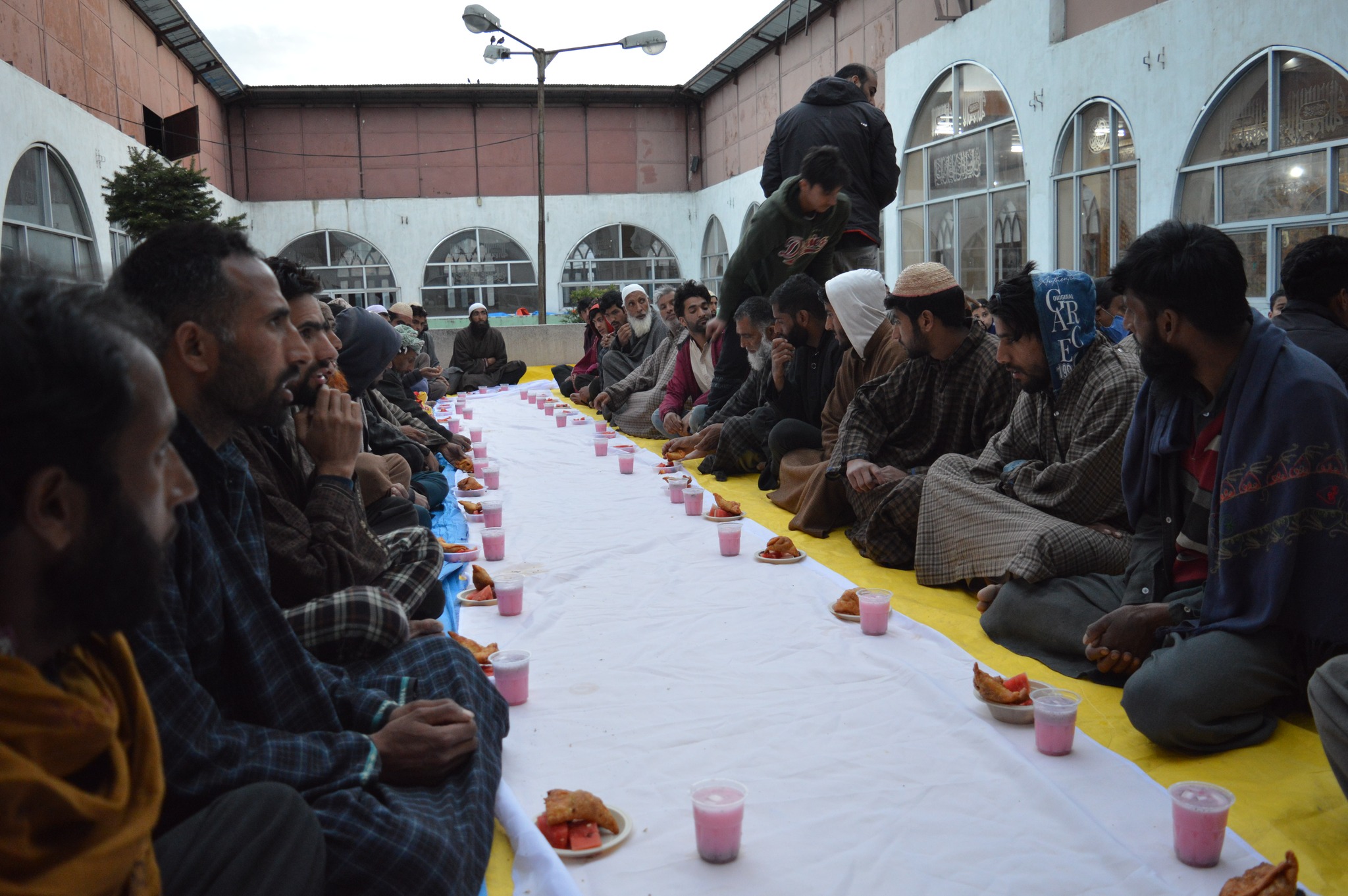 Iftar at Jamia Masjid Anantnag