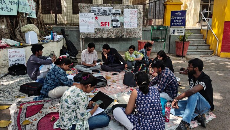 On Ambedkar Jayanti, students excluded from campus under his name