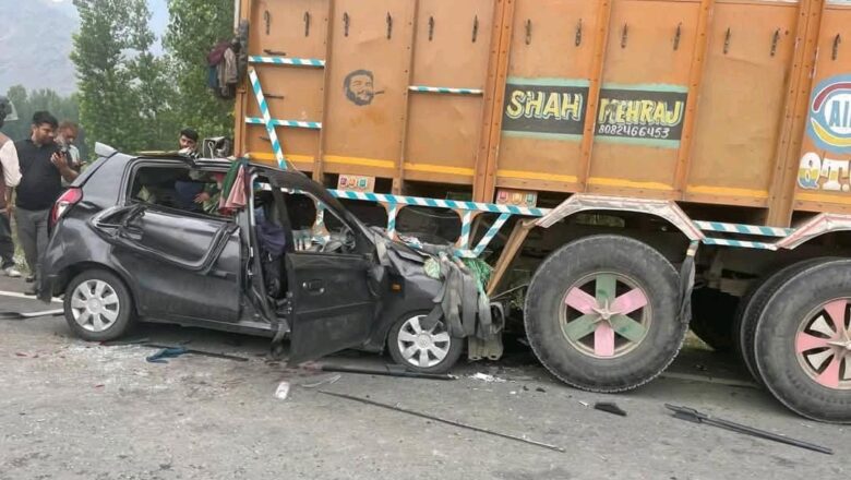 Two Kulgam residents dead, Two critically injured in Awantipora road accident