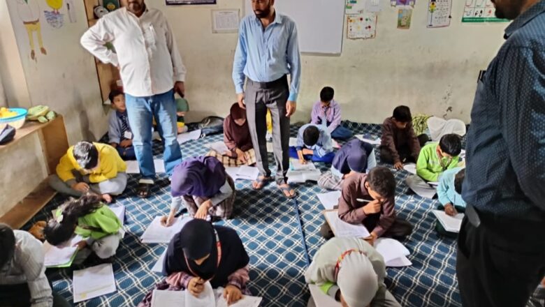 Govt. school in Kulgam hosts OMR-Based interschool competition for grades 4 & 5
