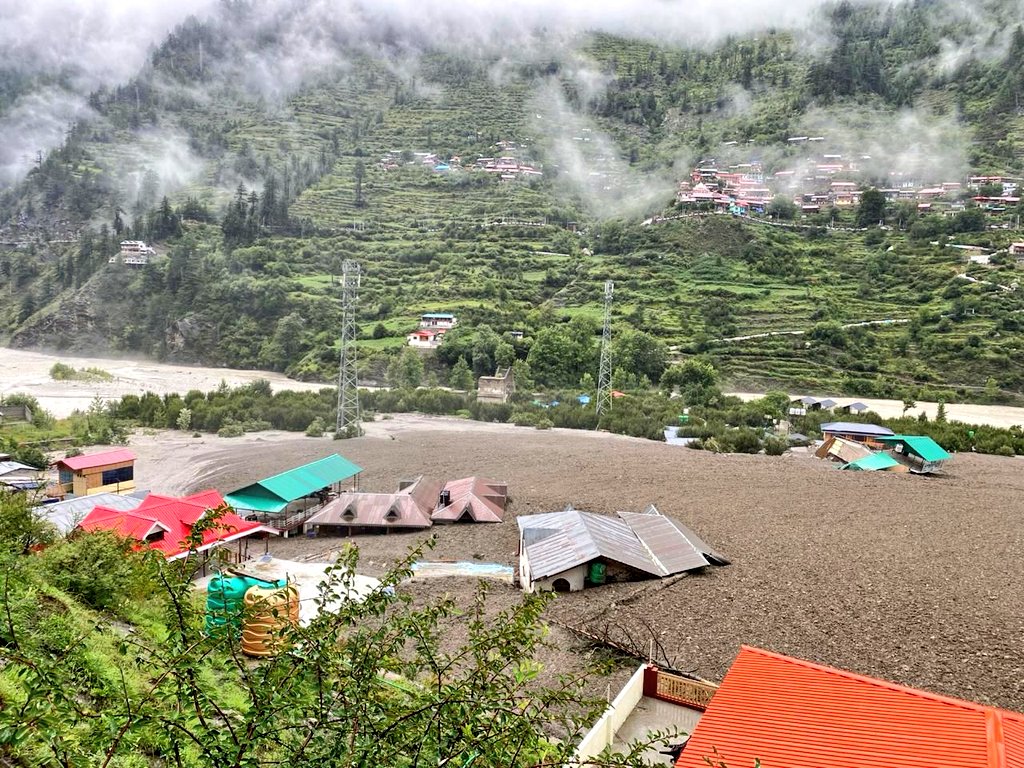 Dharali flash flood