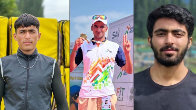 Three Kashmiri athletes shine in national water sports
