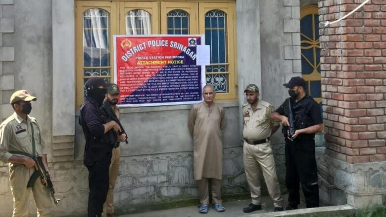 Police attaches property worth ₹2 crore belonging to designated TRF Commander Sajad Gul in Srinagar
