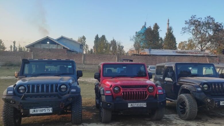 Vehicles seized, FIR registered after influencers drive through forest in Budgam Kashmir